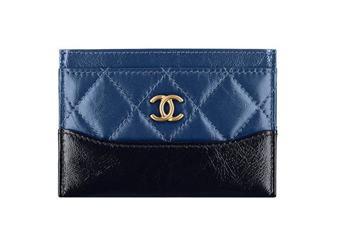 chanel blue gabriellecardholder|Chanel wallets for sale.